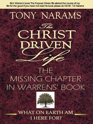cover image of #1 the Christ Driven Life